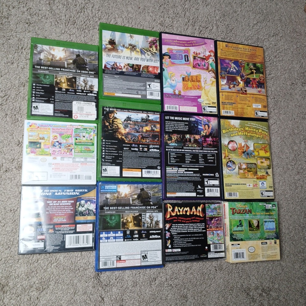 Nintendo 3DS PS2 Xbox CASE AND MANUAL ONLY Lot: Spyro, Kirby, Rayman, COD… VG1 - Picture 6 of 6